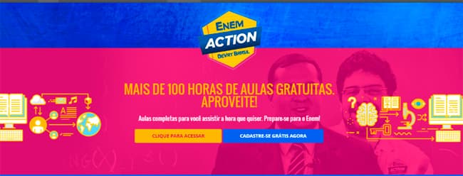  Plataforma da DeVry Brasil prepara estudantes para Enem