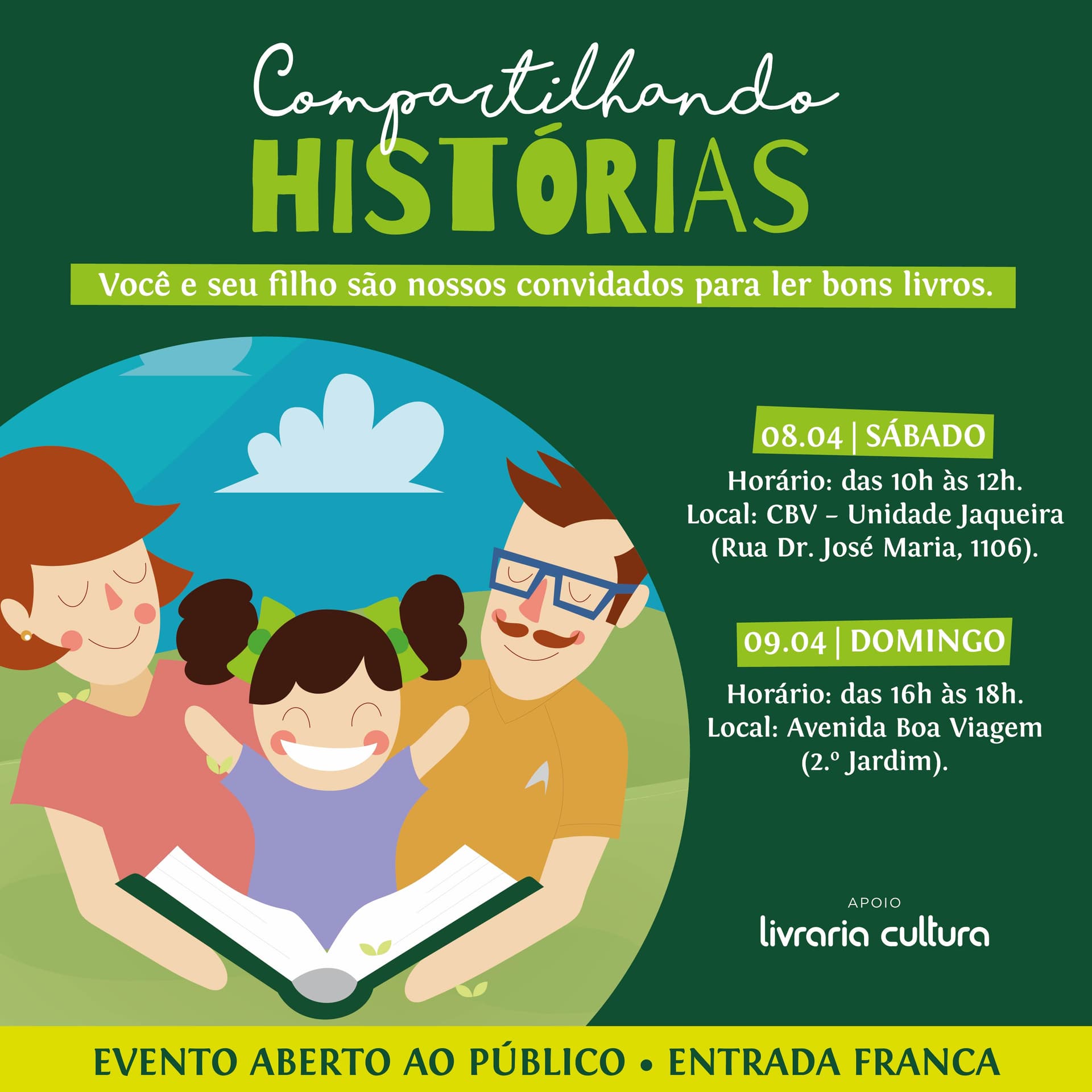 Colégio CBV promove ação de incentivo à leitura 