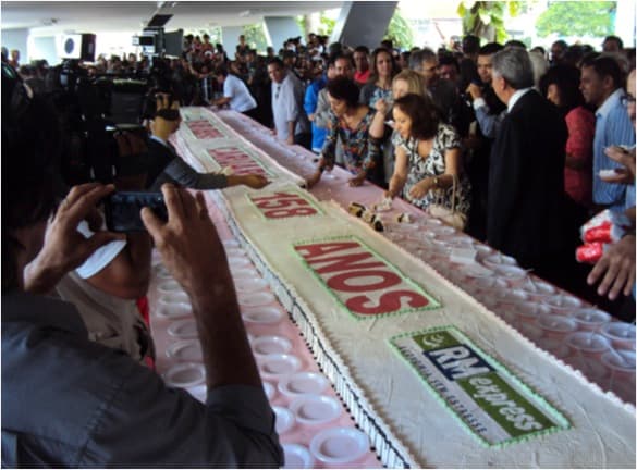 RM Express prepara bolo gigante para comemorar aniversário de Caruaru